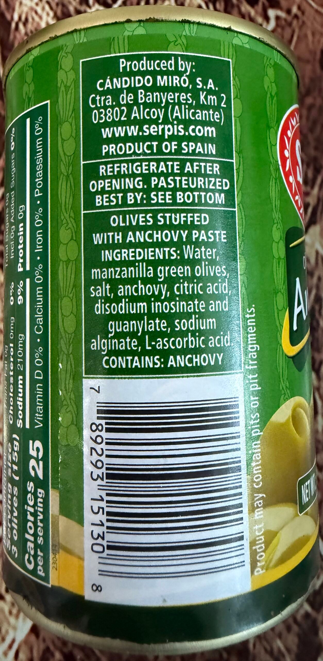 Aceitunas Rellenas de Anchoa - Image 3